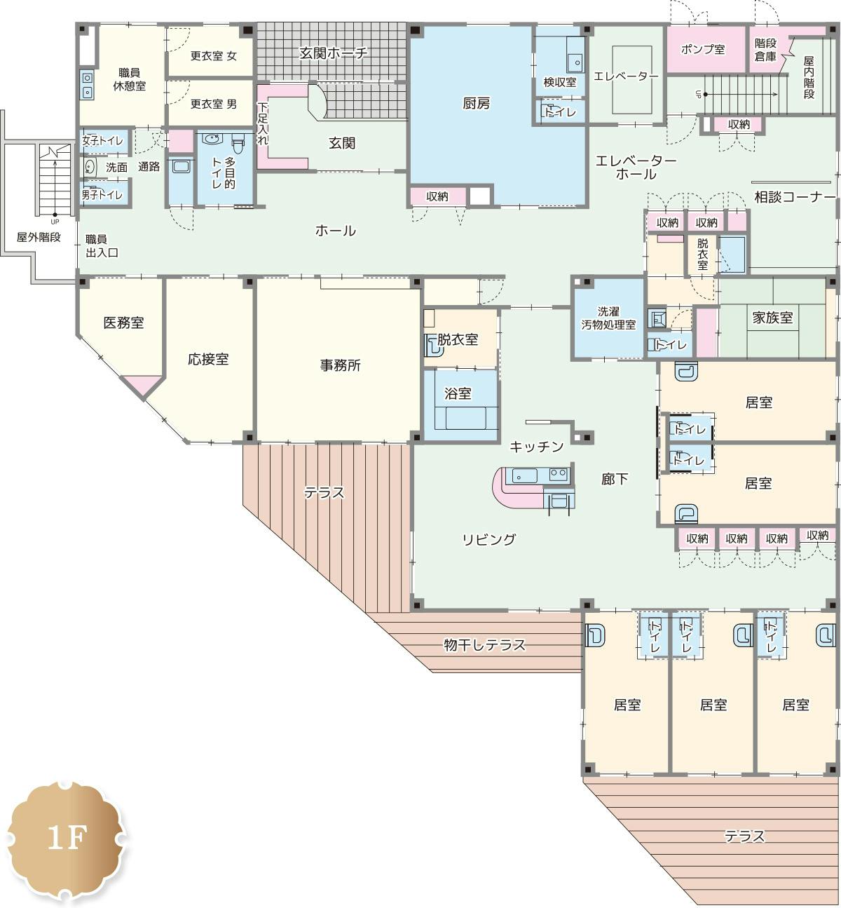 住宅型有料老人ホーム 到津の森 別館 間取図