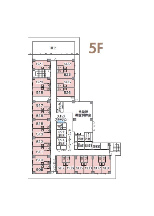 チャームスイート新宿戸山 間取図