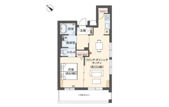 グランドマスト八幡山 間取図