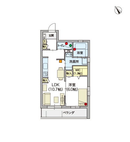 ヘーベルVillage大船 間取図