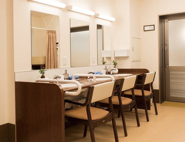 リアンレーヴみずほ台 脱衣所