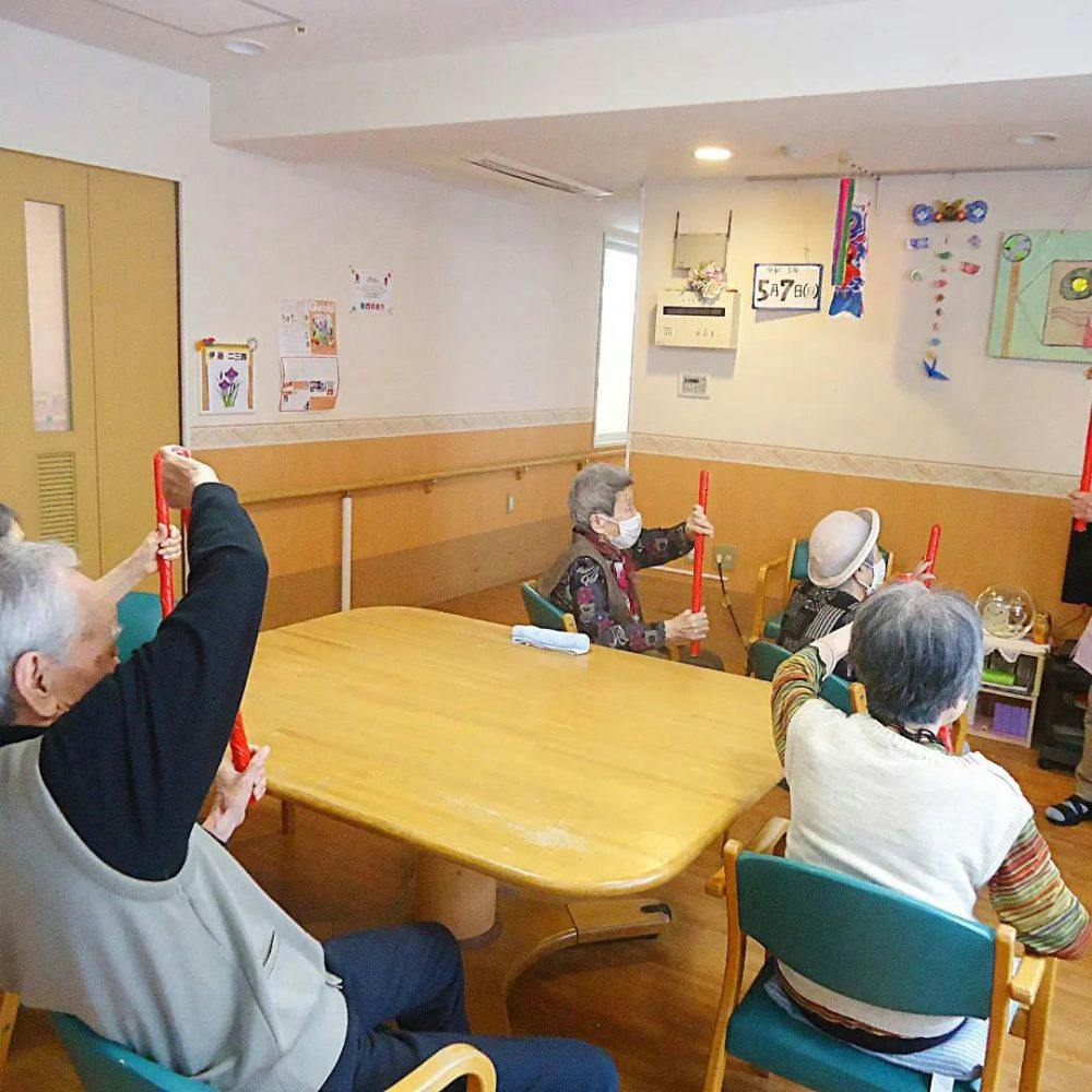 グループホームいだか翔裕館 棒体操