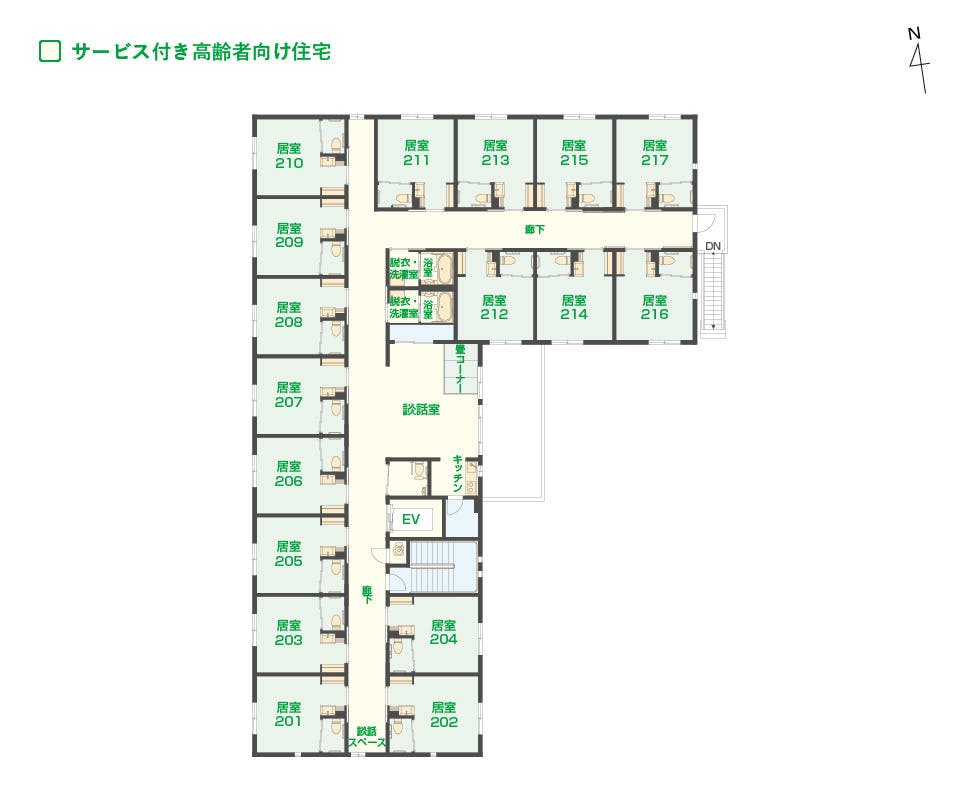 エイジフリーハウス船橋習志野台 間取図