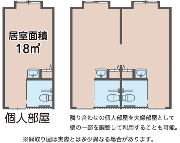 介護付有料老人ホームあかしあ大河 間取図