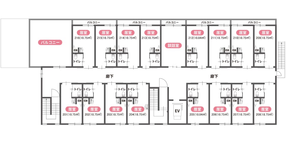 希望の丘上条 間取図