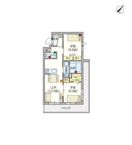 ヘーベルVillage浦和南 間取図