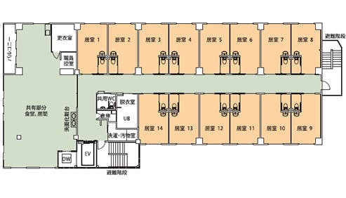 サンライズ・ヴィラ春日部 間取図