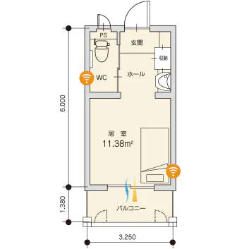 プレステージ四日市楠館 間取図