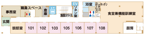 介護付き有料老人ホーム寿寿－ことこと－ 間取図