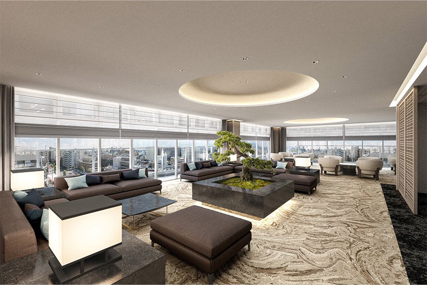 メディカルホームグランダはりま姫路 9Fラウンジ(完成予想CG)