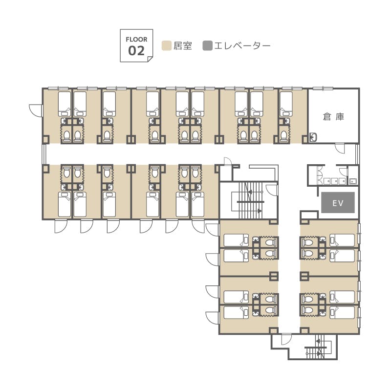 HIBISU博多 間取図