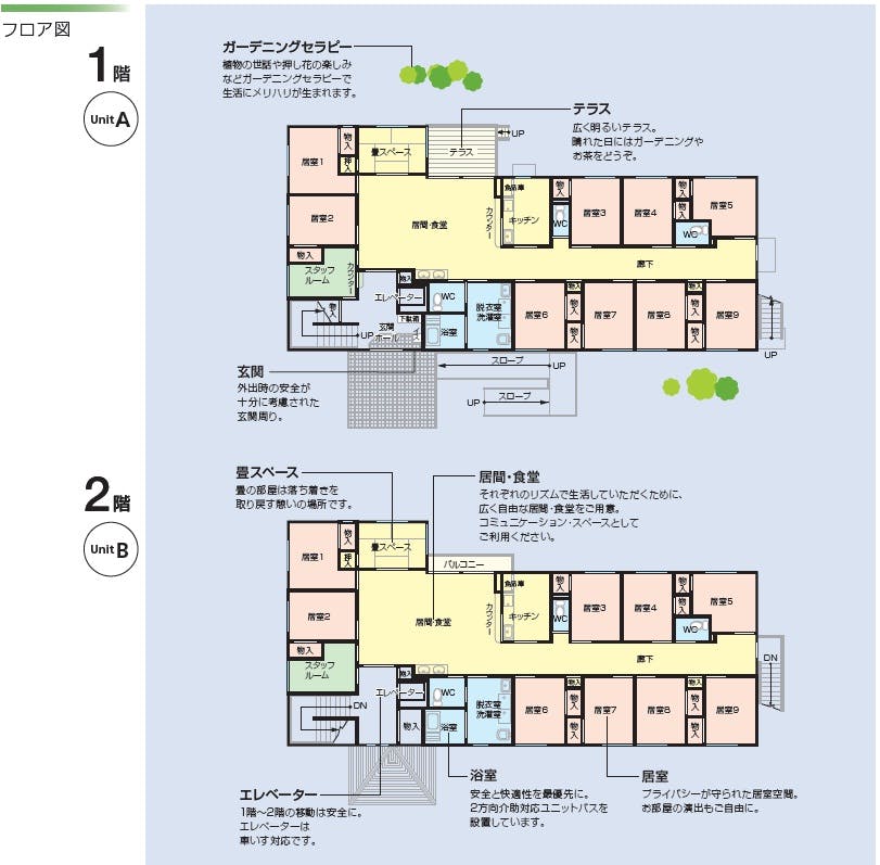 ニチイケアセンター水賀池 間取図