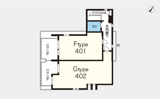 ヘーベルVillage用賀 間取図