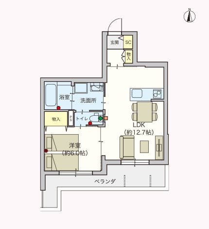 ヘーベルVillage綱島〈東棟〉 間取図