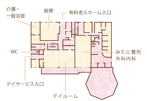 ベティさんの家 東浦 間取図