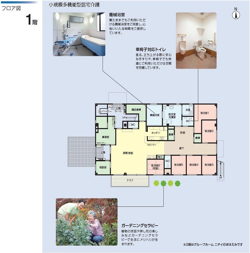 ニチイケアセンター上田緑が丘 間取図