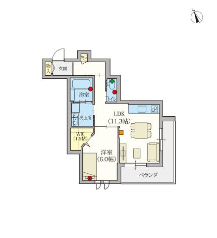 ヘーベルVillage調布富士見町 間取図