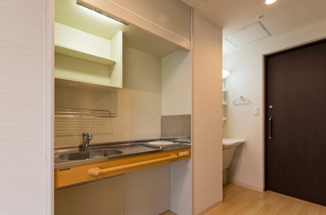 鎌倉ケアハートガーデンサービス付き高齢者向け住宅レーベン湘南 ミニキッチン