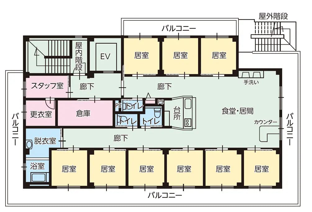 エクセレント夙川東 間取図