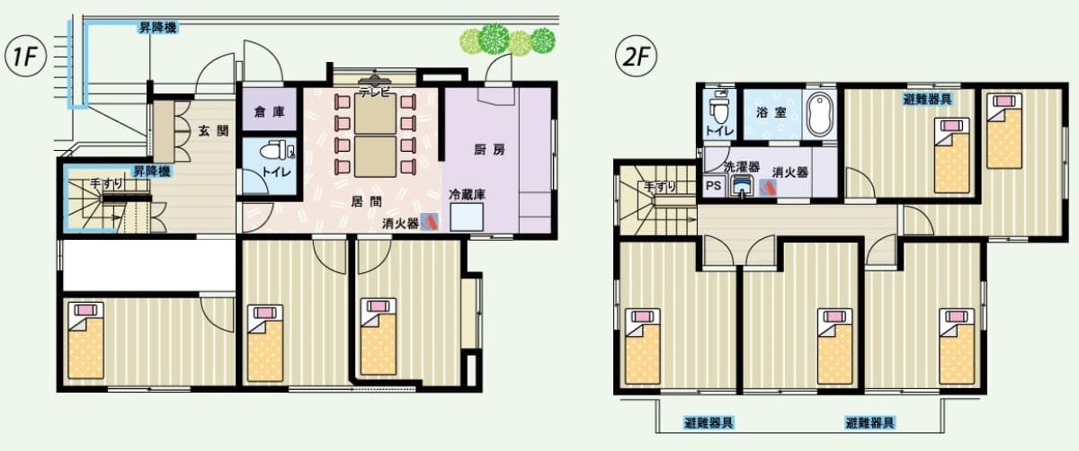 助け合いの家宮前 間取図
