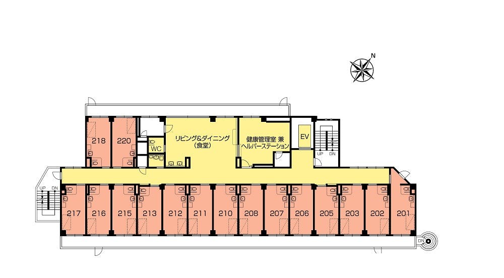 ニチイホーム成城 間取図