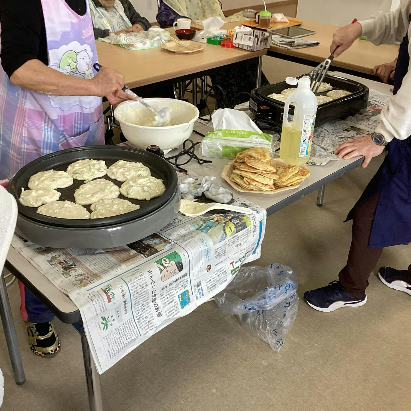 グループホームてんえい お好み焼き会