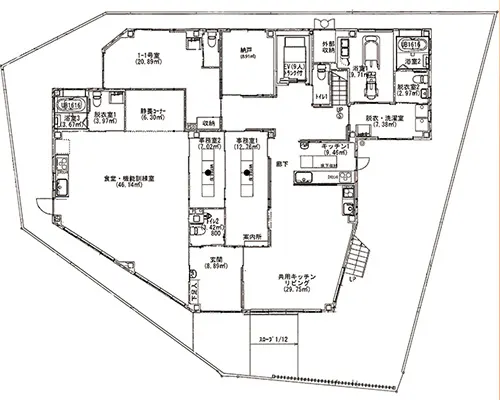 介護サークルかがやき丘の上の小さな家 間取図