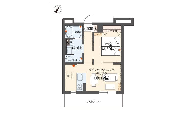 グランドマスト八幡山 間取図