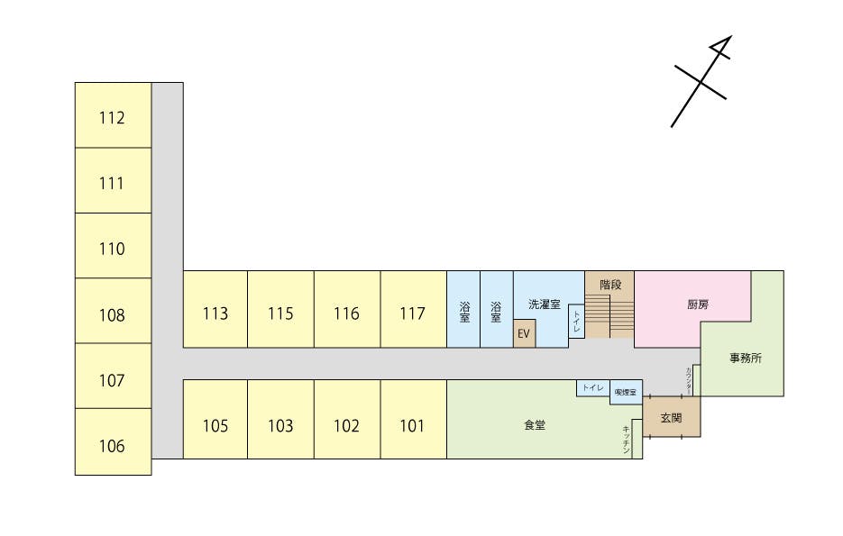 やさしえ五井 間取図