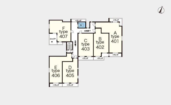ヘーベルVillage湘南台Ⅱ 間取図