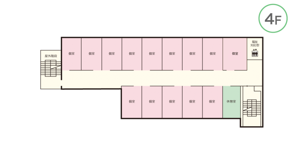 ケアホーム長吉 間取図