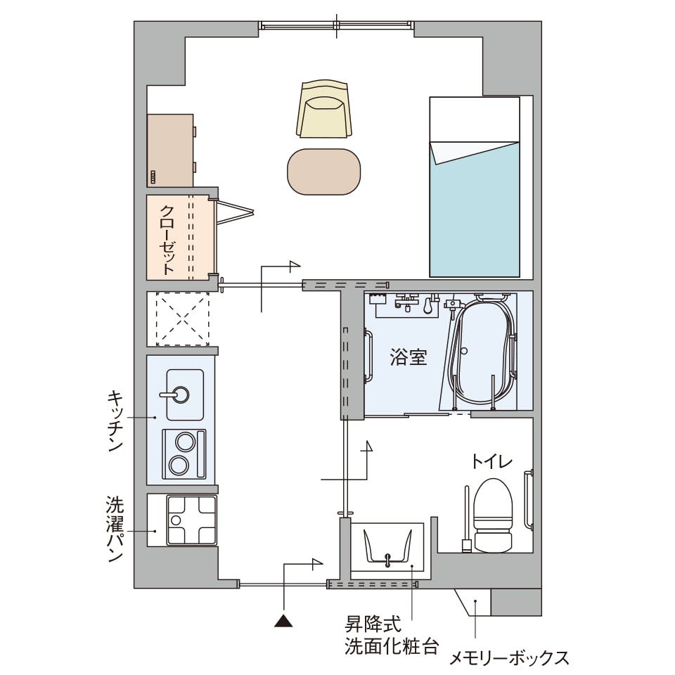 グッドタイム リビング 嵯峨広沢 間取図
