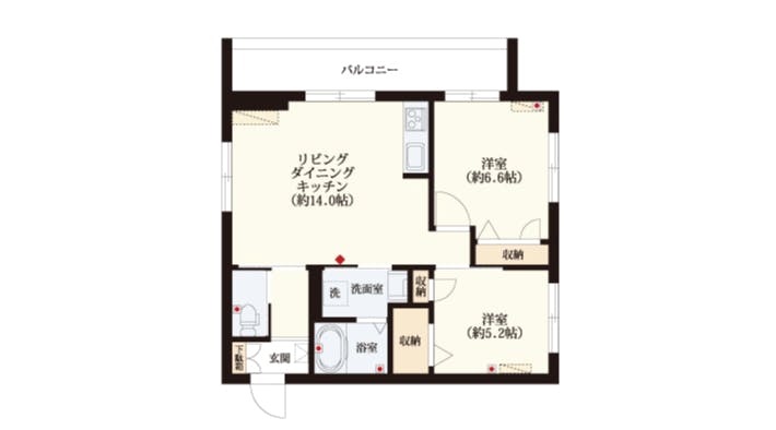 グランドマスト赤堤 間取図