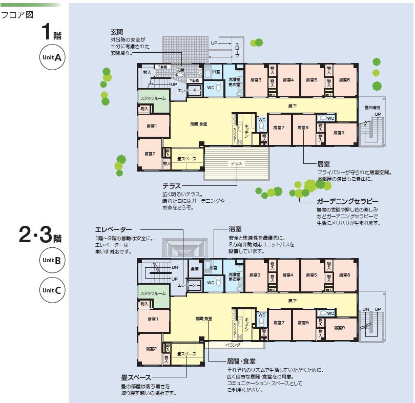 ニチイケアセンター稲毛 間取図
