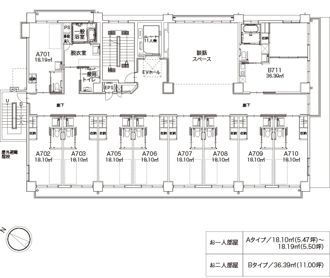 アルファリビング長崎諏訪の杜 間取図