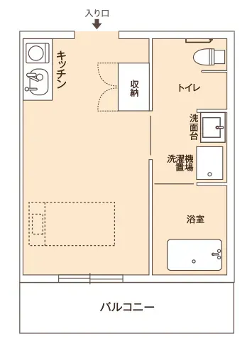 ココファン山鼻 間取図