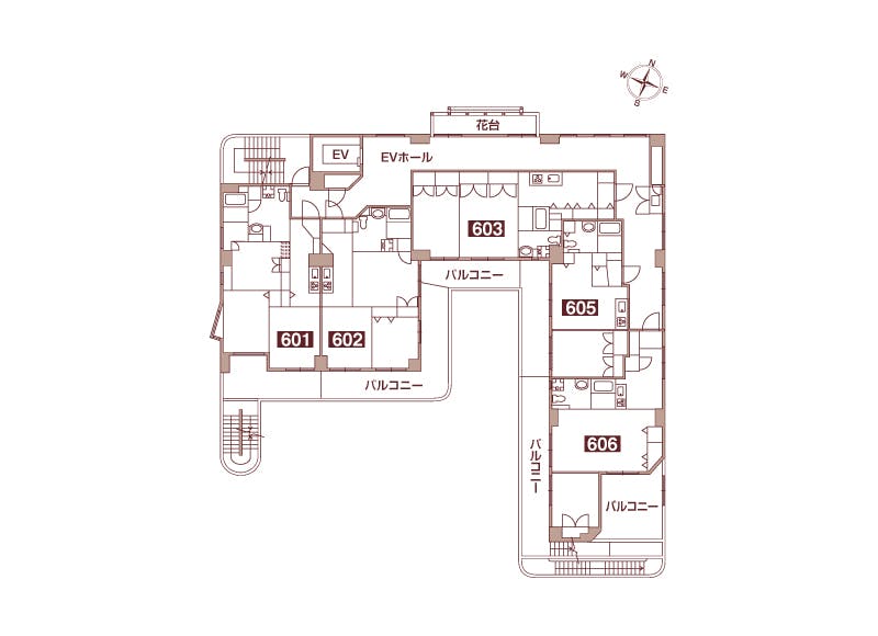 ロングライフ・クイーンズ塩屋 間取図