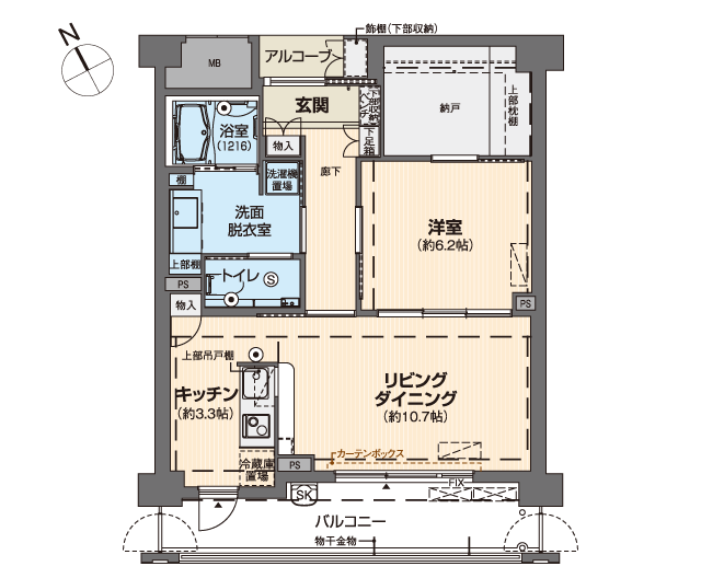 ベルパージュ奈良あやめ池シニアレジデンス 間取図