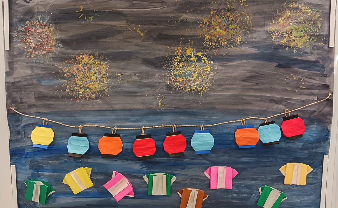 たのしい家 墨染 折り紙教室