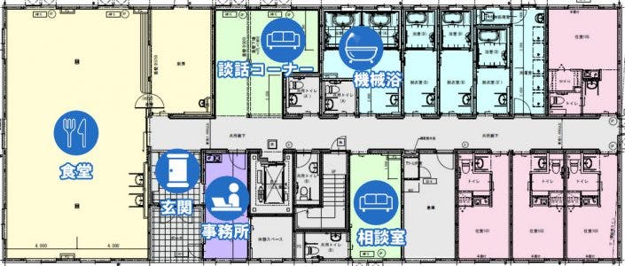 ちよの里弐番館 間取図