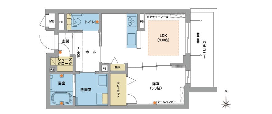 グランドマスト名古屋荒子 間取図