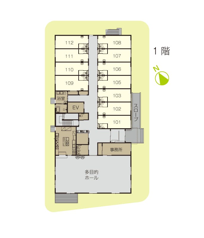 ぬくもりの家加古川東 間取図
