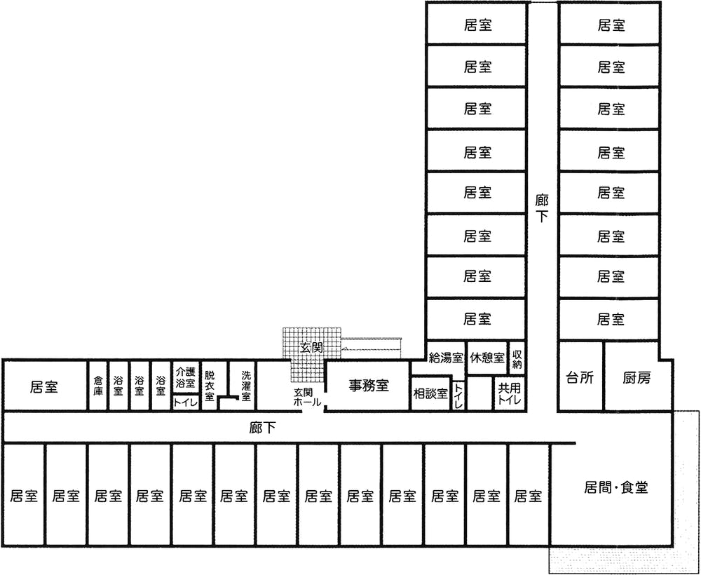 ケアタウンつどい古海Ⅱ 間取図