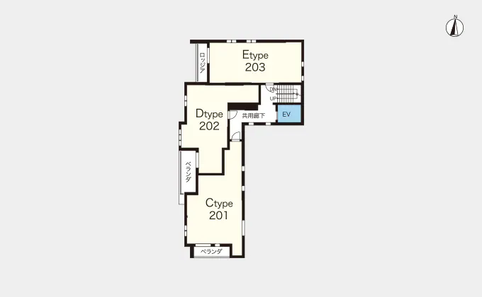 ヘーベルVillage住吉Ⅱ 間取図