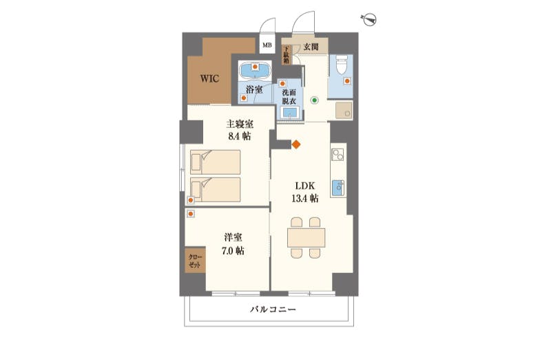 グランドマスト新丸子 間取図