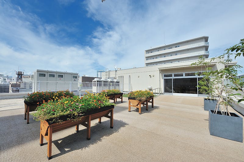 ほほえみ有料老人ホームエクセレント[介護付]リハビリ棟 屋上