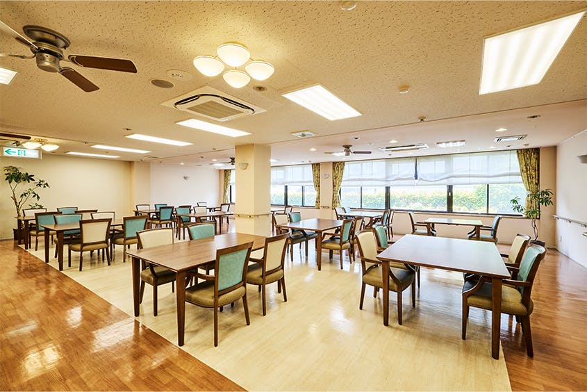 ボンセジュール荏田 1F ダイニングルーム兼機能訓練室
