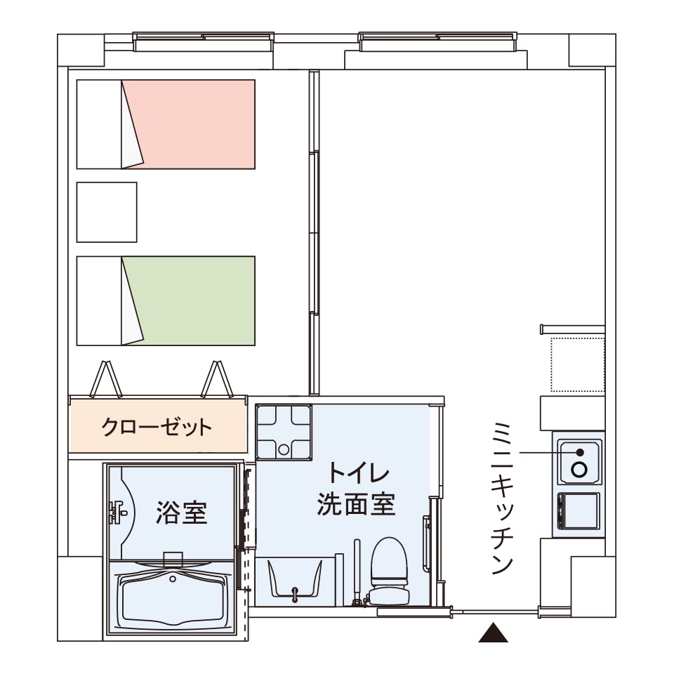 グッドタイムリビング千里ひなたが丘 間取図