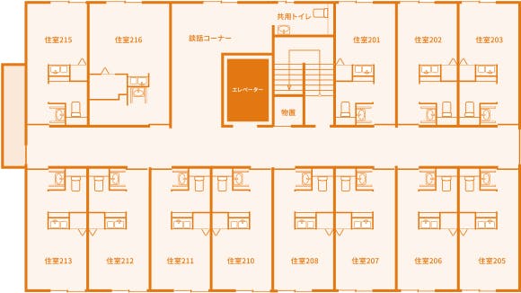 一家団蘭あさひ 間取図