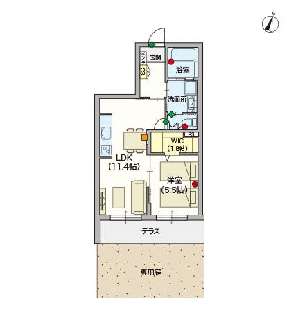 ヘーベルVillage宮原日進 間取図